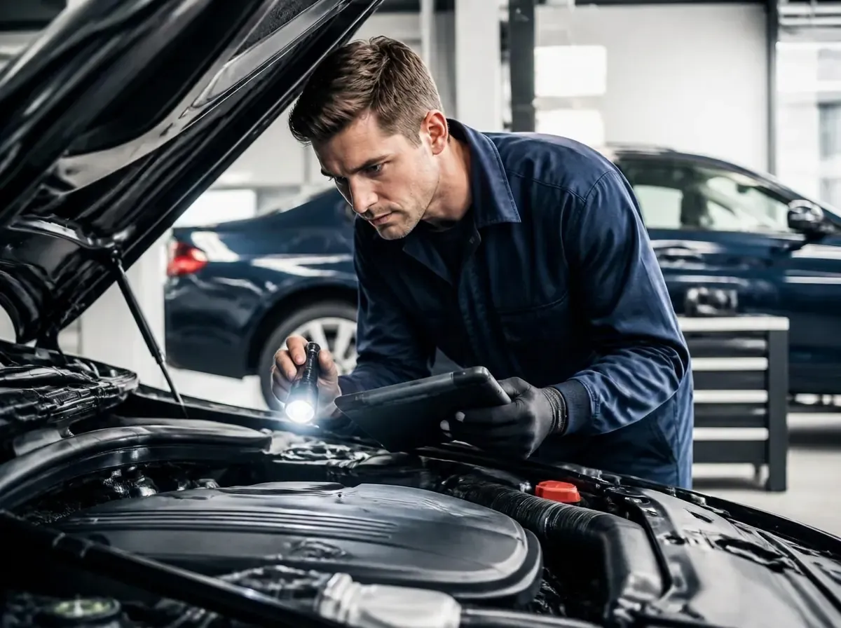 Inspektion nach Herstellervorgabe. – Autoservice Salihi in March bei Freiburg
