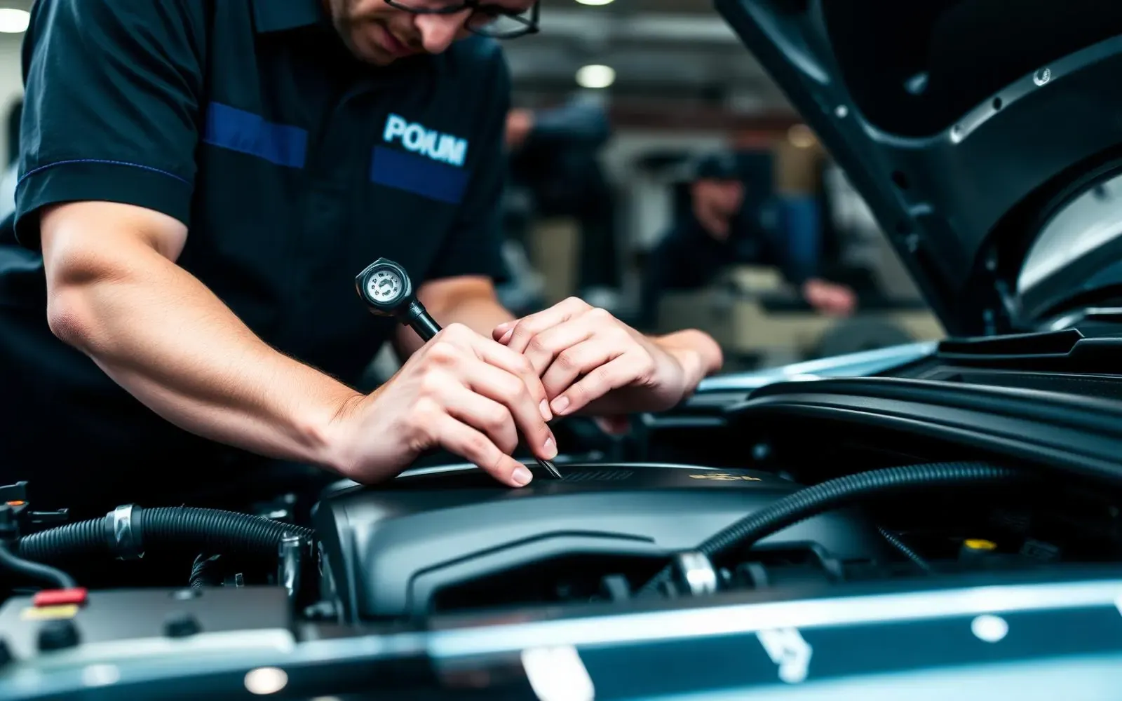 Ölwechsel mit Premium-Ölen. – Autoservice Salihi in March bei Freiburg